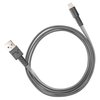 Ventev Chargesync USB A to Apple Lightning Cable 3.3ft, Gray LTGCABMFIVNV